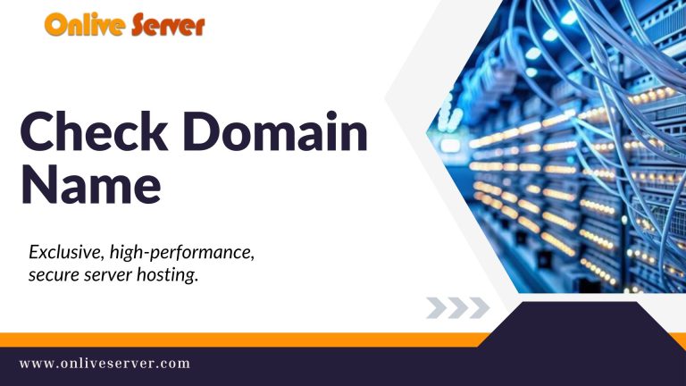 Check Domain Name Availability Only on Onlive Server