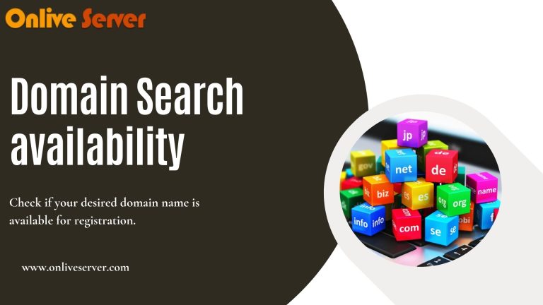 Domain Search availability